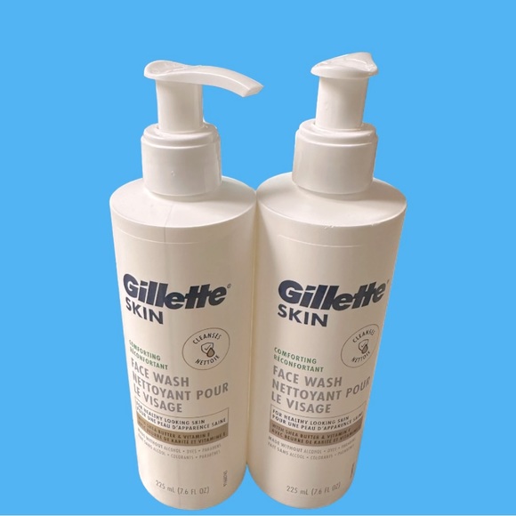 Set of 2 Gillette Skin Comforting Face Washes - Picture 3 of 3